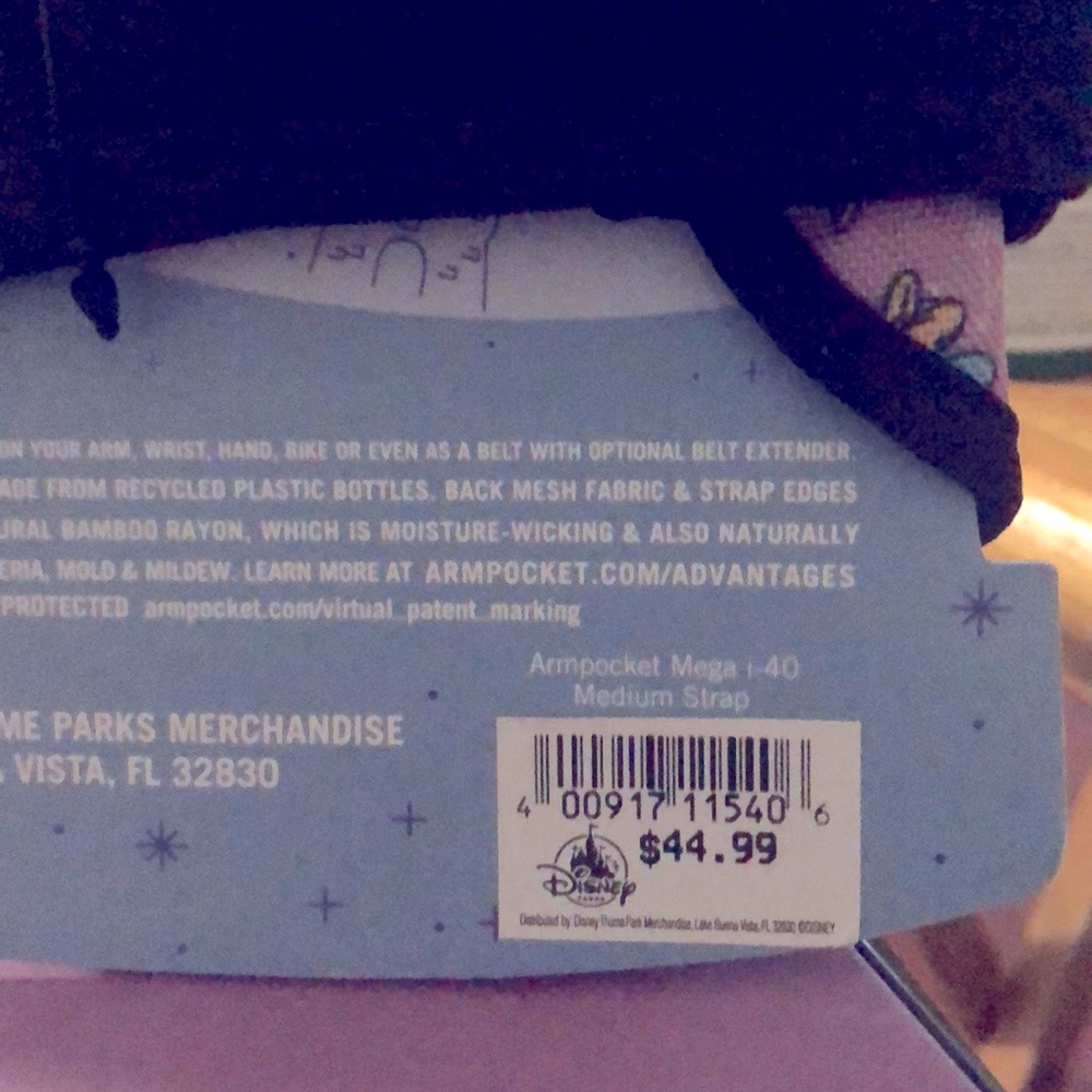 DISNEY ARM CELL PHONE CASE